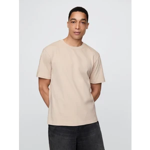 Erkek Koyu Bej Heavyweight Original T-Shirt