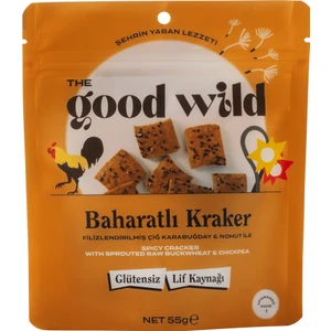 The Good Wild Glütensiz, İlave Şekersiz Baharatlı Kraker 55 gr