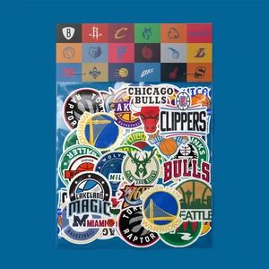 Basketbol Logo Sticker Paketi -Bullet Journal - Ajanda - Planner - Defter - Laptop Etiket Çıkartma Çok Renkli 10 x 15 Paket Boyutu 3 x 5  cm  Stickerlar Paket Içeriği 25 Adet Dadi Ramba Sticker