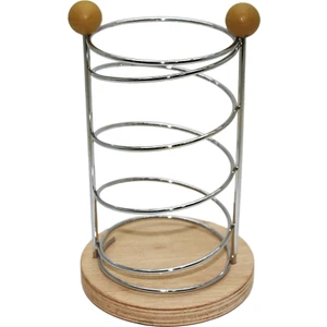 Metal Kaşıklık - Ahşap Taban - Tezgah Üstü