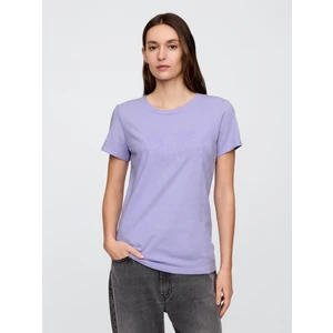 Kadın Lila Gap Logo T-Shirt