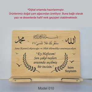 Münzevi İsme Özel Masaüstü Rahle/kitap Okuma STANDI-MODEL010