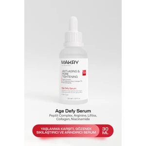 Anti-Aging, Gözenek Görünümünü Azaltıcı ve Arındırcı Cilt Bakım Serumu 30 ml (Collagen, Niacinamide)