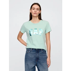 Kadın Mavi Gap Logo T-Shirt
