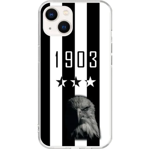 Dali Design iPhone 13 Uyumlu Şeffaf Kılıf Şeffaf 1907 Boğa Tasarımlı