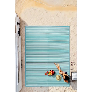 Melaris Plaj Karavan Halısı Hasır Kilim Katlanabilir Halı Balkon Teras Bahçe Kamp Halısı