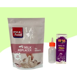 Yavru Kediler Için Süt Tozu 200GR + 60ML Biberon
