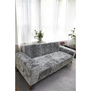 Kadife 3 Kişilik Koltuk Örtüsü Leke Tutmaz Esnek Solma Yapmaz Parlak Koltuk Kılıfı