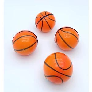 Mini Sünger Basket Topu 6 cm  Dörtlü Paket