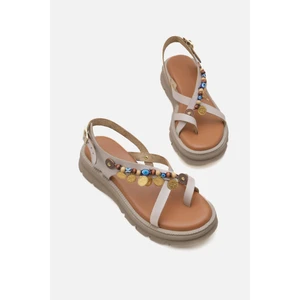 Corridor Italy - Günlük Kadın  Deri Sandalet