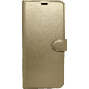 Samsung Galaxy A56 Kılıf Deri Kartlıklı Kılıf Kapaklı Kılıf - Gold