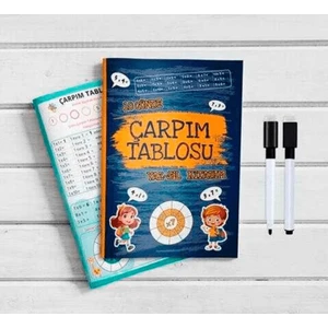 Çarpım Tablosu Yaz-Sil Kitabı