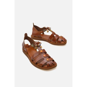 Corridor Italy - Günlük Kadın  Deri Sandalet