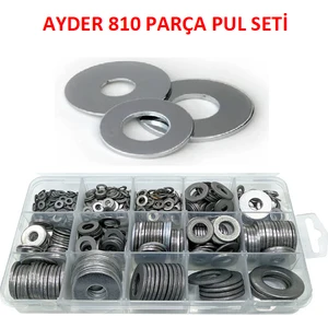 Çelik Pul Seti 810 Parça
