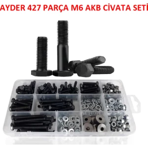427 Parça M6 Akb Civata Somun ve Pul Seti