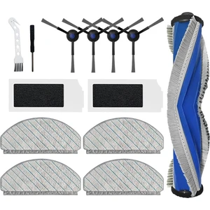 Ecovacs Deebot N20 Plus /N20 /N20 Pro Plus Elektrikli Süpürge Yedek Parçaları Için 13 Adet Silindir Yan Fırça Filtre Paspas Bezi (Yurt Dışından)