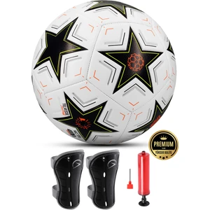 3lü Set Futbol Topu Tekmelik Şampiyonlar Ligi Pompalı Sert Zemin Halı Saha Futbol Topu No:5