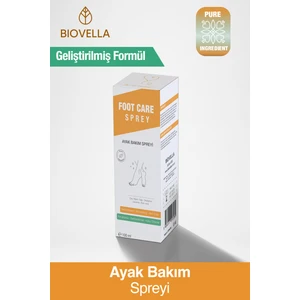 Biovella Kozmetik Ayak Kokusu Giderici Ve Önleyici Sprey Doğal Formülasyon 100 ml