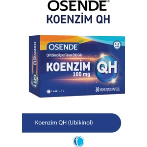Koenzim QH Ubikinol 100 mg 30 Yumuşak Kapsül