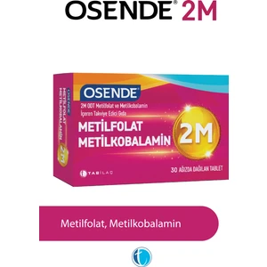 2M 30 Dilaltı Tablet Vitamin B12 (Metilkobalamin) Folik Asit (Metilfolat)