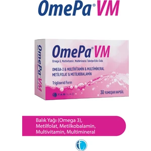 VM 30 Yumuşak Kapsül Multivitamin Balık Yağı Omega 3