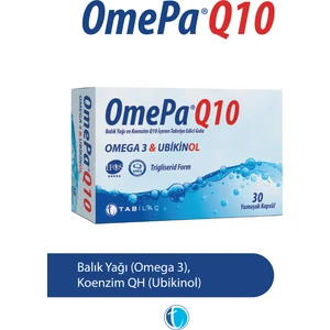 Q10 30 Yumuşak Kapsül Ubikinol Qh Balık Yağı Omega 3