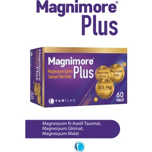 Plus Magnezyum 60 Tablet N-Asetil Taurinat Bisglisinat Malat