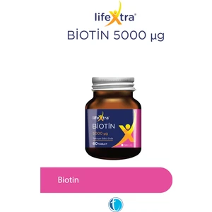 Biotin 5000 μg 60 Tablet