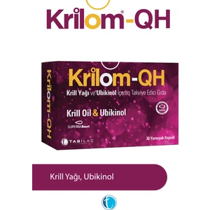 QH 30 Yumuşak Kapsül Ubikinol Krill Yağı Omega 3