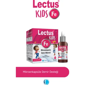 Kids Demir Mikroenkapsüle Demir Minerali 30 ml Damla