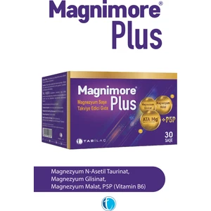 Plus Magnezyum 30 Saşe N-Asetil Taurinat Bisglisinat Malat Vitamin B6 P5P