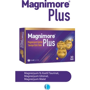 Plus Magnezyum 30 Tablet N-Asetil Taurinat Bisglisinat Malat