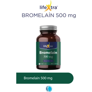 Bromelain 500  mg 60 Bitkisel Kapsül