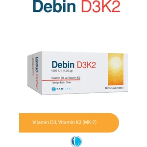 D3K2 60 Yumuşak Kapsül D Vitamini K2 Vitamini