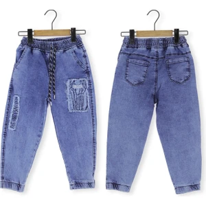 Erkek Çocuk Kot Pantolon Lastikli