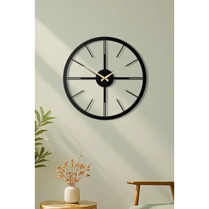 Rain Metal Duvar Saati, Modern Duvar Saati, Ev Ofis Dekorasyon, Roma Sessiz Saat, 49 x 49  cm