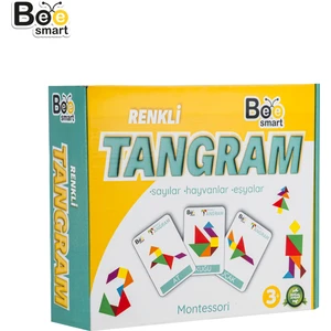 Bee Smart Renkli Tangram Zeka ve Dikkat Oyunu