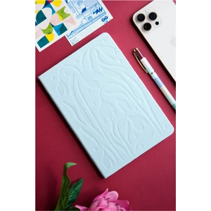 Sert Kapak Velvet Defter A5 100 Gr. 160 Sayfa Ivory. Çizgili. Açık Mavi