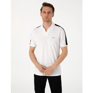 Pierre Cardin Erkek Siyah Kol Detaylı Slim Fit Polo Yaka Tişört 50307520-VR046