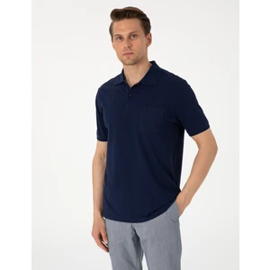 Pierre Cardin Erkek Lacivert Regular Fit %100 Pamuk Polo Yaka Basic Tişört 50306552-VR033