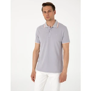 Pierre Cardin Erkek Açık Gri Slim Fit Polo Yaka Tişört 50310203-VR001