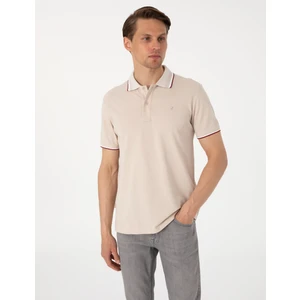 Pierre Cardin Erkek Bej Slim Fit Polo Yaka Tişört 50310203-VR011
