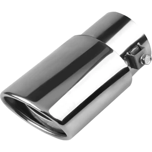 Paslanmaz Çelik Araba Egzoz Ucu, 2.1 Inç Ila 1.5 Inç Evrensel Araba Egzoz Borusu Modifikasyonu Kuyruk Boğazı Kuyruk Borusu (Gümüş) (Yurt Dışından)