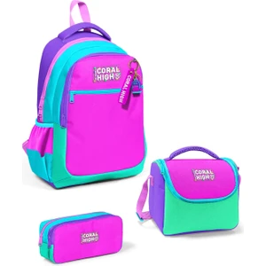 Coral High Kids Çok Renkli 3’lü Okul Çanta Seti SET0114426