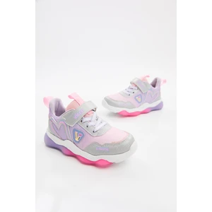Heart Işıklı Kız Çocuk Lila Spor Ayakkabı