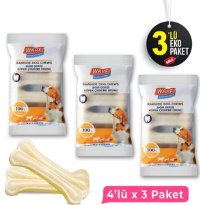 Beyaz Ödül Kemiği 7,5 cm 4'lü x 3