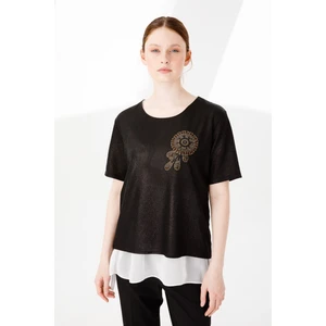 Desen Triko Penye Bluz