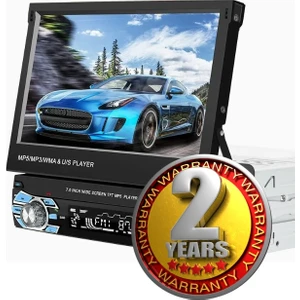 Primat 7inç Dokunmatik Ekran Indash Oto Teyp 4X55W Mirrorlink/ Mp5/usb/sd/fm/bt/kumanda + Kameralı