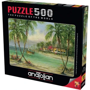 500 Parçalık Puzzle - Palmiye Manzarası 3616