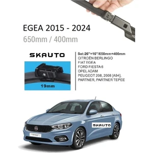 Fiat Egea Ön Cam Muz Silecek Takımı (2015-2024)